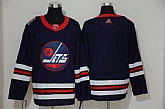 Winnipeg Jets Blank Navy 2019 Heritage Classic Breakaway Adidas Jersey,baseball caps,new era cap wholesale,wholesale hats